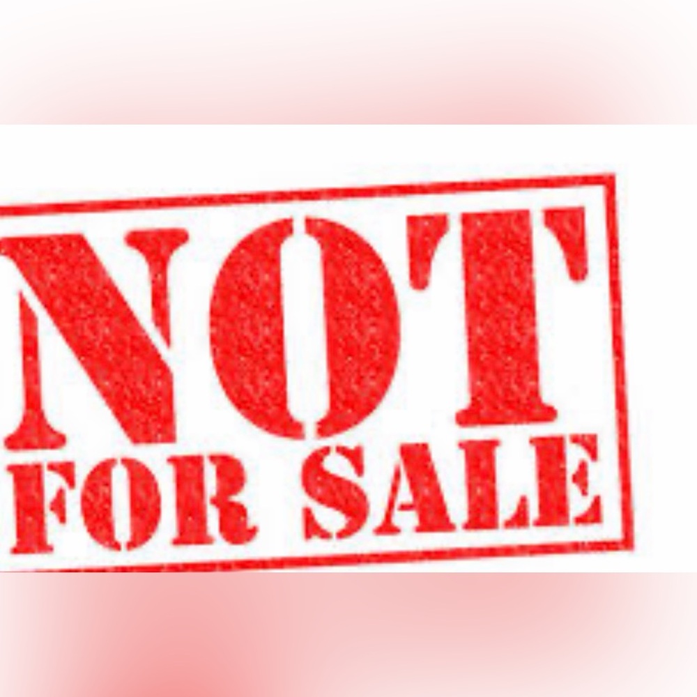 Not‎ for sale